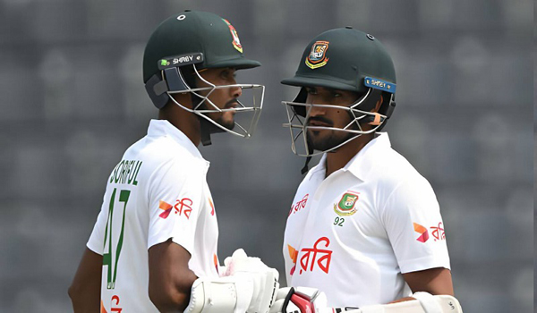 প্রথম ইনিংসে ১৮৮ রানে অল আউট বাংলাদেশ