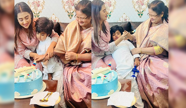 ছেলেকে নিয়ে শাকিবের বাসায় বুবলী