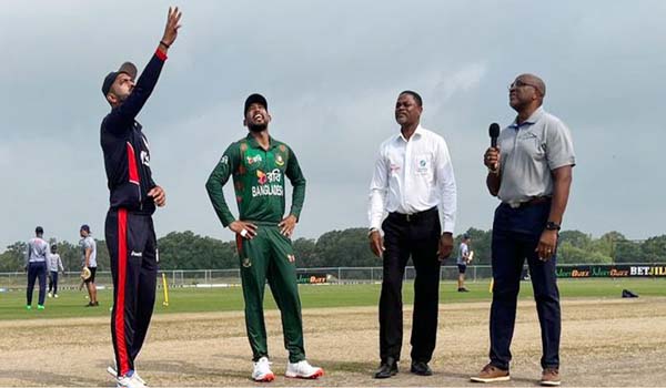 টস জিতে ফিল্ডিংয়ে বাংলাদেশ