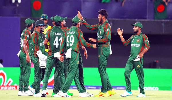 লঙ্কানদের হারিয়ে বিশ্বকাপে শুভসূচনা বাংলাদেশের