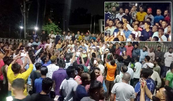 স্বরাষ্ট্র উপদেষ্টার পদত্যাগের দাবিতে সিলেট যুবদলের বিক্ষোভ মিছিল