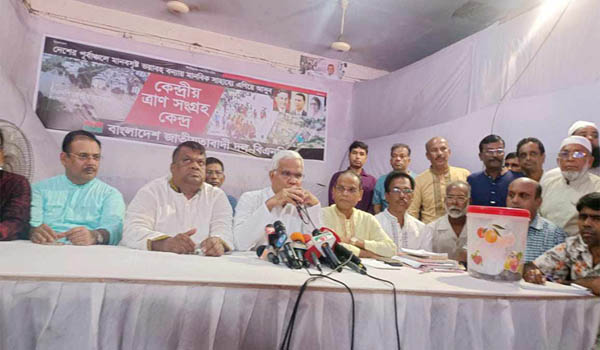 বিএনপির তহবিলে ৫ দিনে এলো ১০ কোটি টাকার ত্রাণ