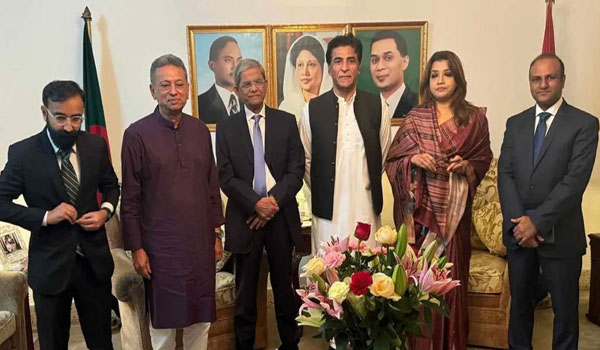 মির্জা ফখরুলের সঙ্গে পাকিস্তান হাইকমিশনারের সাক্ষাৎ
