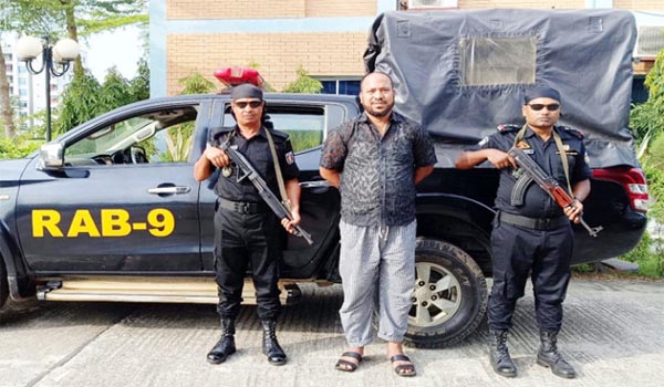 সিলেটে র‍্যাবের জালে যুবলীগ নেতা বাপ্পি