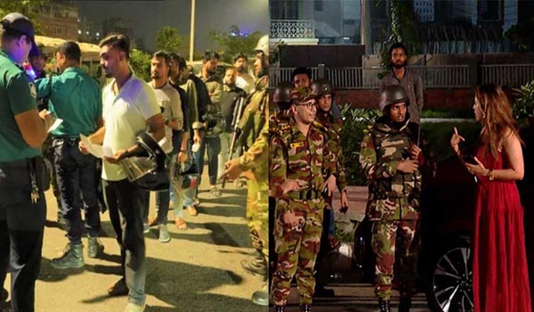 রাজধানীতে শৃঙ্খলা ফেরাতে সেনাবাহিনীর অভিযান