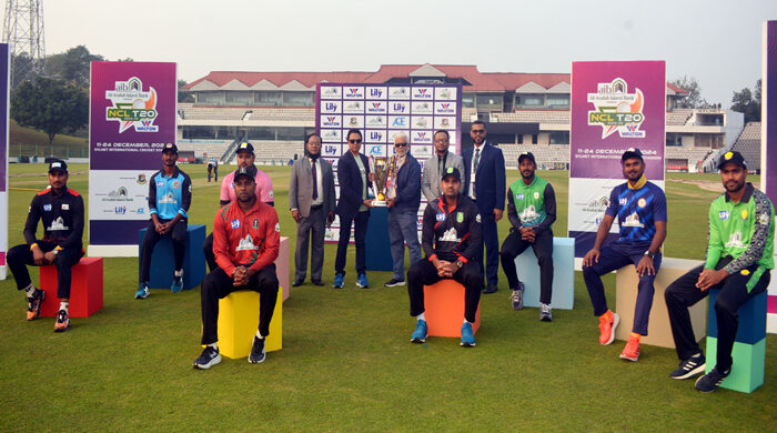 এনসিএল টি-২০ ক্রিকেট লীগের জার্সি উন্মোচন ও ক্যাপ্টেন মিট অনুষ্টিত