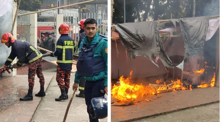 বিপিএলের টিকিট না পেয়ে কাউন্টারে ভাঙচুর-অগ্নিসংযোগ