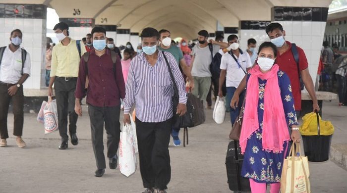 ঈদের ছুটি শেষে ঢাকামুখী জনস্রোত