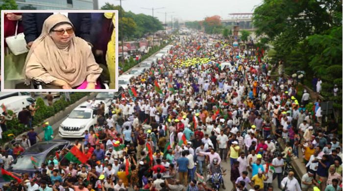 আবেগাপ্লুত নেতা-কর্মীদের শুভেচ্ছায় সিক্ত খালেদা জিয়া