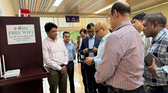 ওসমানী বিমানবন্দরে ফ্রি ওয়াইফাই-টেলিফোন সেবা চালু