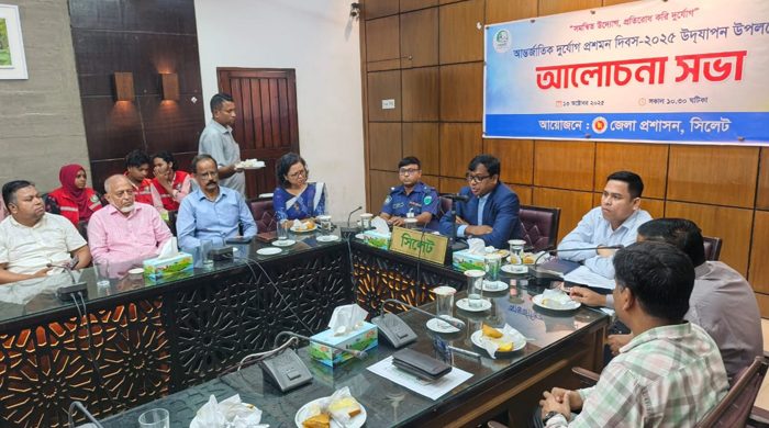 দুর্যোগ প্রশমনে সমন্বিতভাবে কাজ করতে হবে : জেলা প্রশাসক