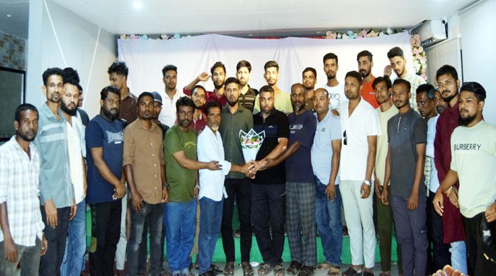 শহীদ জিল্লুল হক জিলু ইউনিটের আয়োজনে সৌদি প্রবাসী শেখ সম্রাটকে সংবর্ধনা