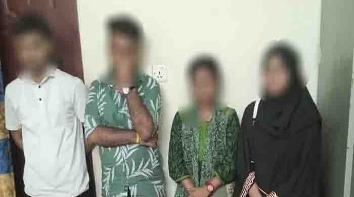 সিলেট নগরীর শিবগঞ্জ এলাকার হোটেল থেকে চার তরুণ-তরুণী আটক