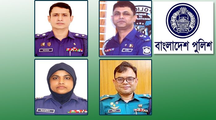 সিলেট বিভাগের ৪ জেলায় নতুন পুলিশ সুপার নিয়োগ