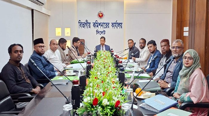 রেড ক্রিসেন্ট সোসাইটি, সিলেট ইউনিটের কার্যনির্বাহী কমিটির প্রথম সভা অনুষ্ঠিত