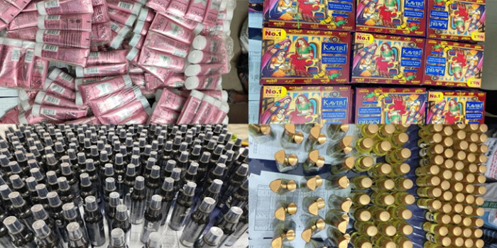 সিলেটে বিপুল পরিমাণ ভারতীয় পণ্য জব্দ, মাইক্রোবাসসহ আটক ৪