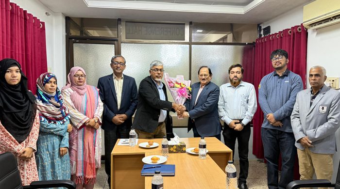 নর্থ ইস্ট ইউনিভার্সিটিতে নব নিযুক্ত ডিনদের সংবর্ধনা অনুষ্ঠিত