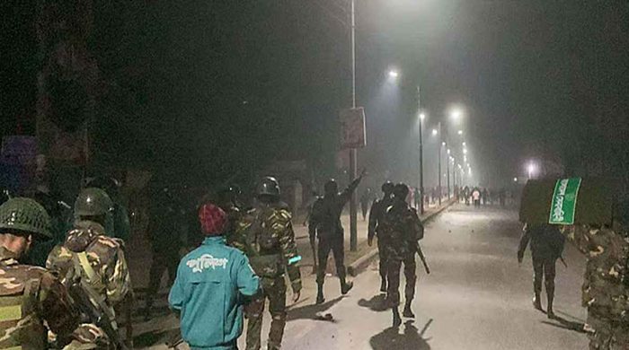 সিলেটে মধ্যরাতে তিন গ্রামের সংঘর্ষ, পুলিশসহ আহত ১৫