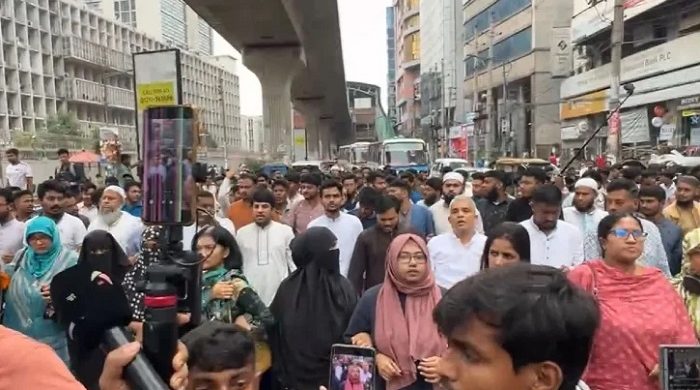 নাসীরুদ্দীন পাটওয়ারীর ওপর হামলা, এনসিপির বিক্ষোভ