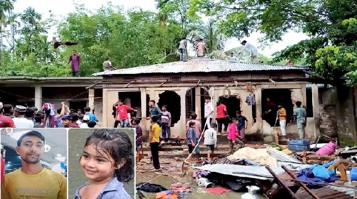 ফাহিমা হত্যা: অভিযুক্ত জাকিরের বাড়ি ফের ভাঙচুর এলাকাবাসীর
