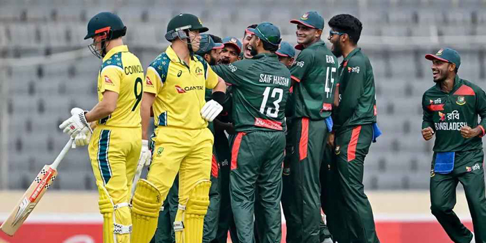 ২১ বছর পর অস্ট্রেলিয়াকে হারিয়ে ওয়ানডেতে উড়ন্ত শুরু বাংলাদেশের