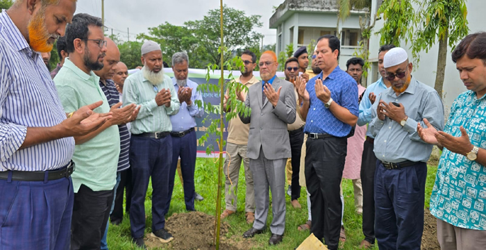 জিয়াউর রহমান ফাউন্ডেশন এর উদ্যোগ সিকৃবিতে বৃক্ষরোপণ কর্মসূচি অনুষ্ঠিত