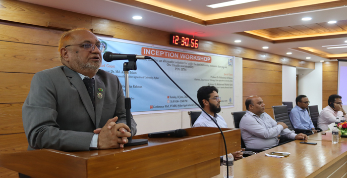 দুদ্ধখামার ব্যবস্থাপনার উন্নয়নে ওয়ান হেলথ ধারণার বাস্তবায়ন করতে হবে-- সিকৃবি ভিসি