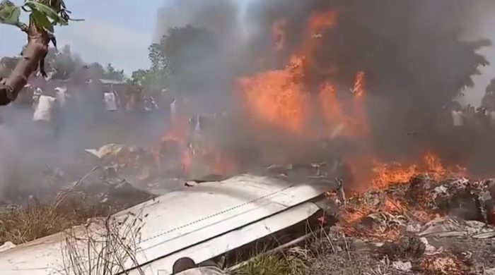 কঙ্গোতে সামরিক বিমান বিধ্বস্ত হয়ে অন্তত ১৪ জন নিহত