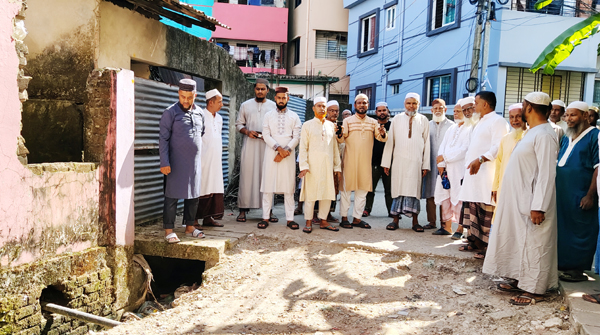 মসজিদের মিম্বর থেকে সিসিক প্রশাসকের দৃষ্টি আকর্ষণ
