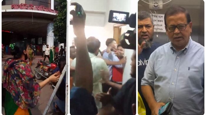 বিএনপি নেতাকে ঘিরে ‘ভুয়া ভুয়া স্লোগান’, হামলা-মারধর
