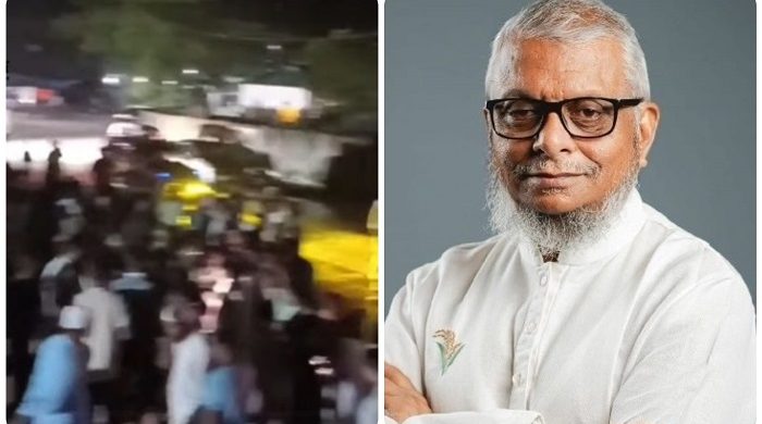 তামাবিলে প্রবাসীকল্যাণ মন্ত্রীর অনুষ্ঠানে হট্টগোল
