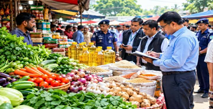 নিত্যপণ্যের বাজার নিয়ন্ত্রণে সরকারের কঠোর নজরদারি